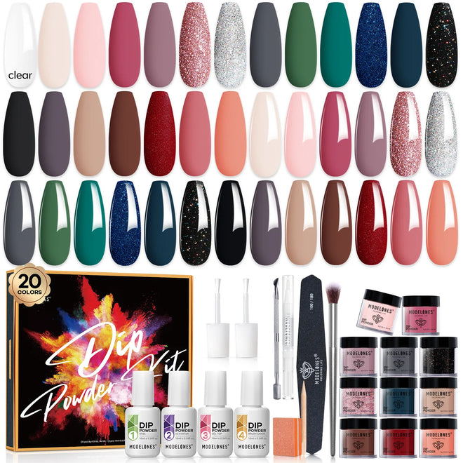 Chic Happens - 32Pcs 20Colors Dipping Powder All-In-One Kit【US ONLY】