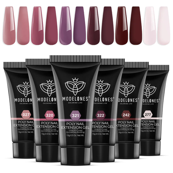 Fashion Week - 6 Shades Poly Nail Gel Set