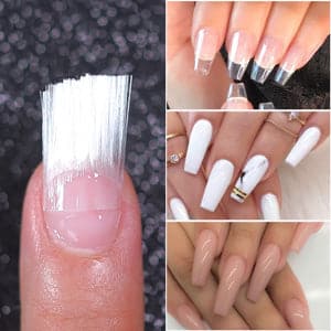 Fiberglass Nail Extension | Simple Pastel Almond Nails - YouTube