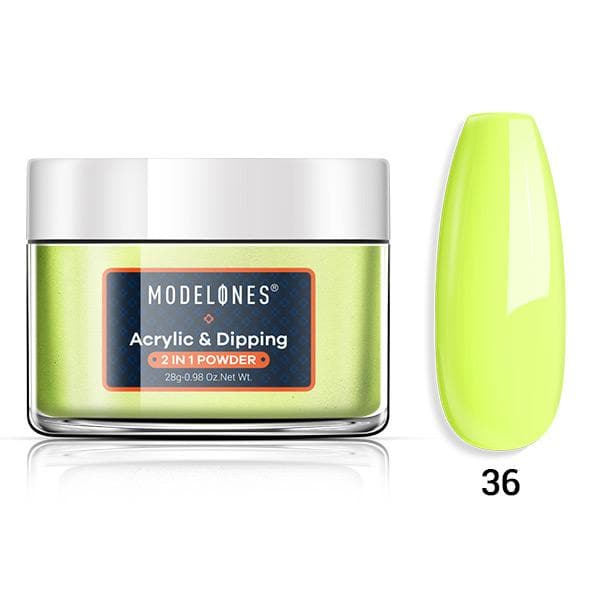 Acrylic Powder(1 oz)-LIGHTYELLOW#36 - MODELONES.com