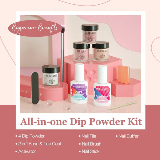 Artless Blushing - 10Pcs Dipping Powder All-In-One Kit - MODELONES.com