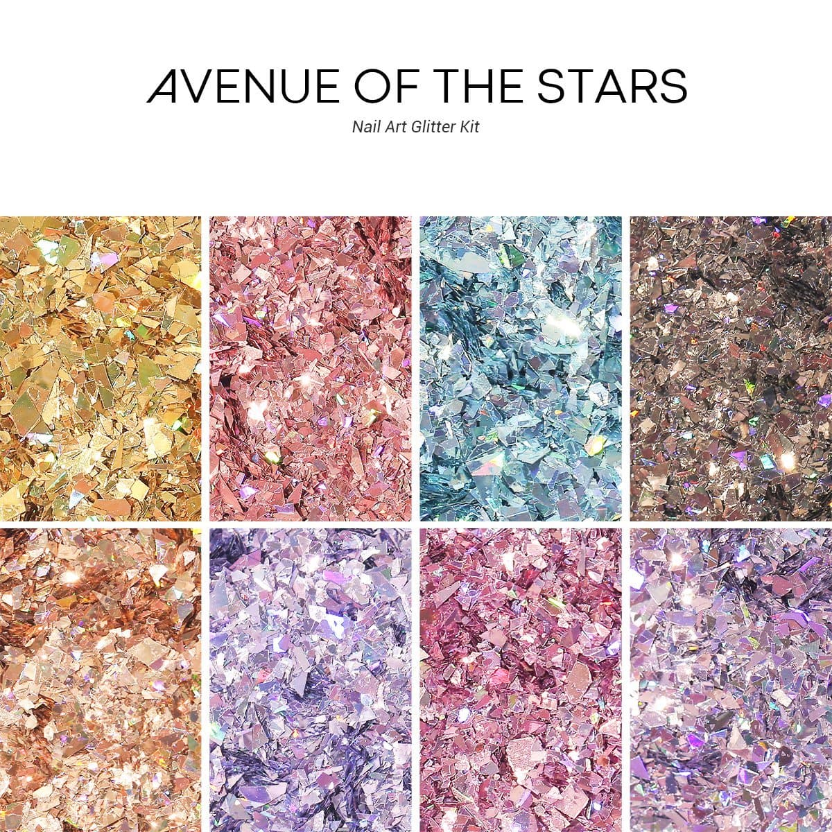 Avenue Of The Stars - Nail Art Glitter Kit - MODELONES.com