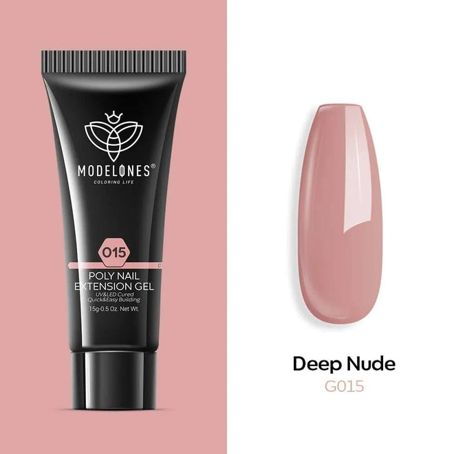 Deep Nude - Poly Nail Gel (15g) - MODELONES.com