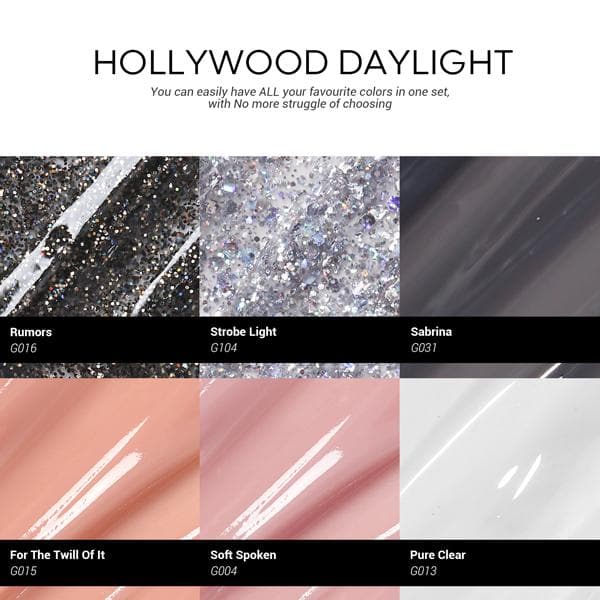 Hollywood Daylight - Poly Nail Gel Kit - MODELONES.com