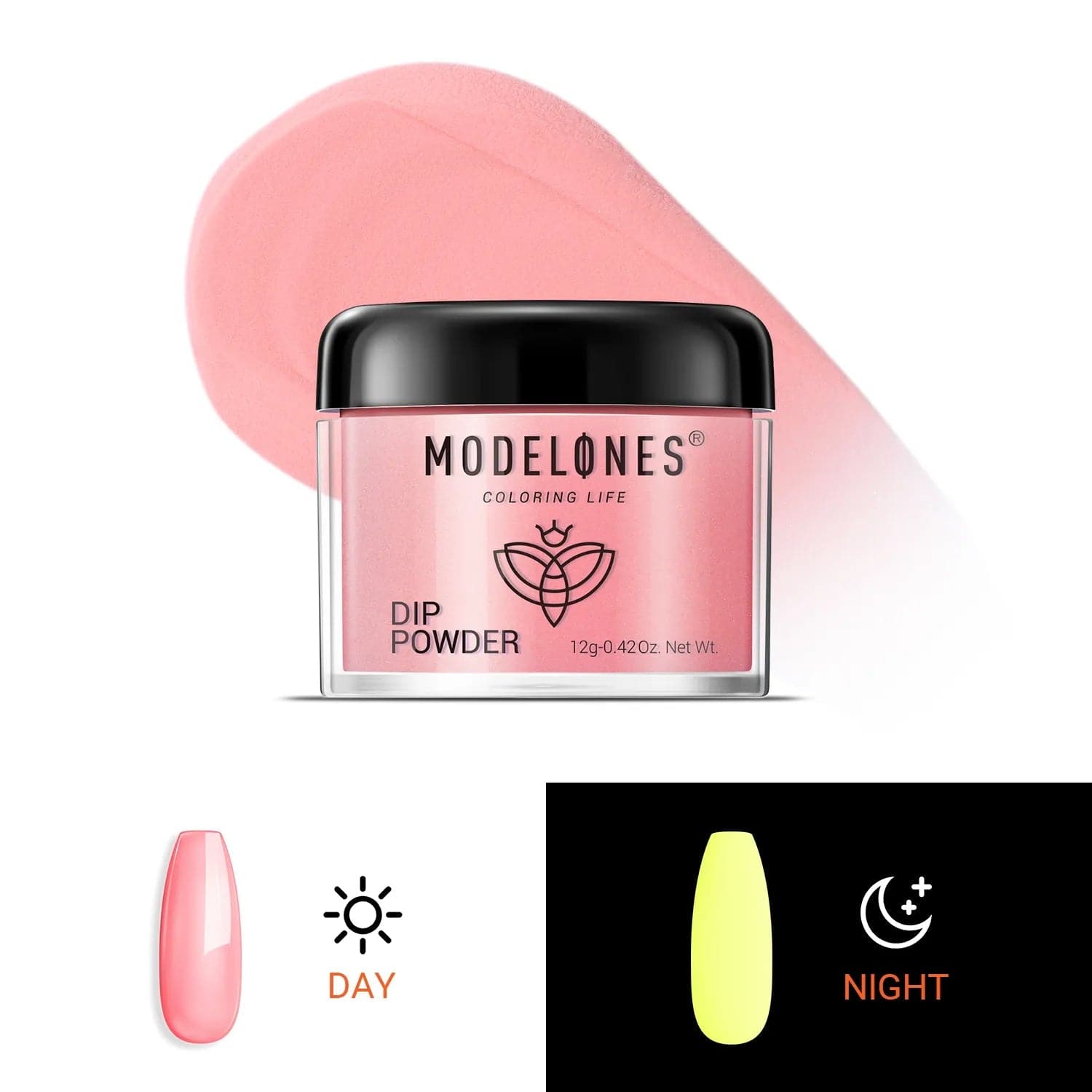 Hotter Than You Pink - Luminous Dipping Powder (0.42 Oz) - MODELONES.com