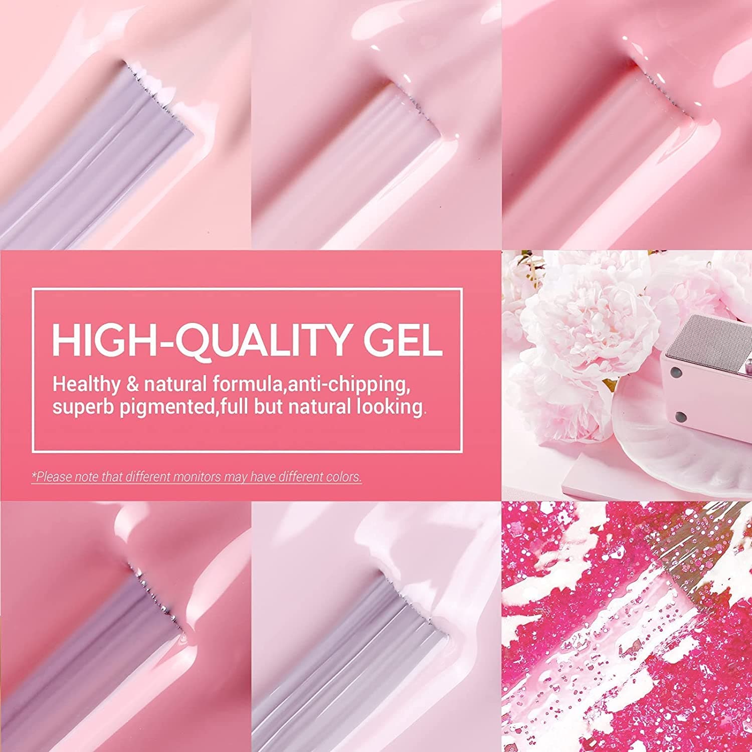 Limited Edition Pink Fantasy - 6Pcs Inspire Gel Set 7ml【US ONLY】 - MODELONES.com