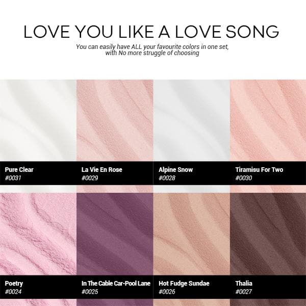 Love You Like a Love Song - Acrylic Powder Set - MODELONES.com