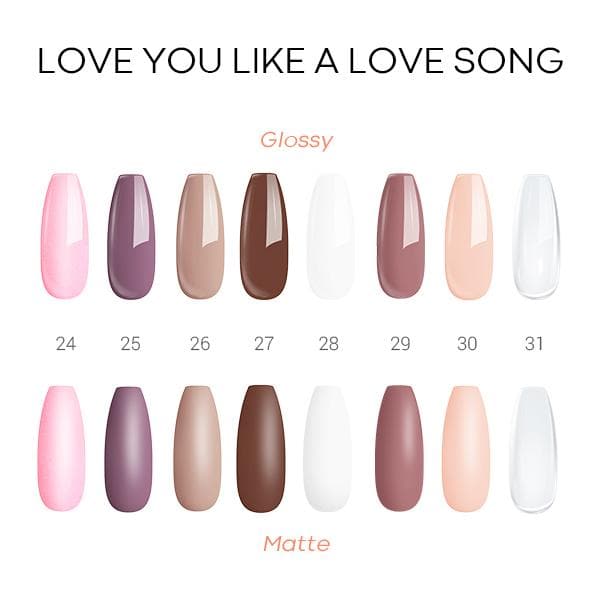 Love You Like a Love Song - Acrylic Powder Set - MODELONES.com