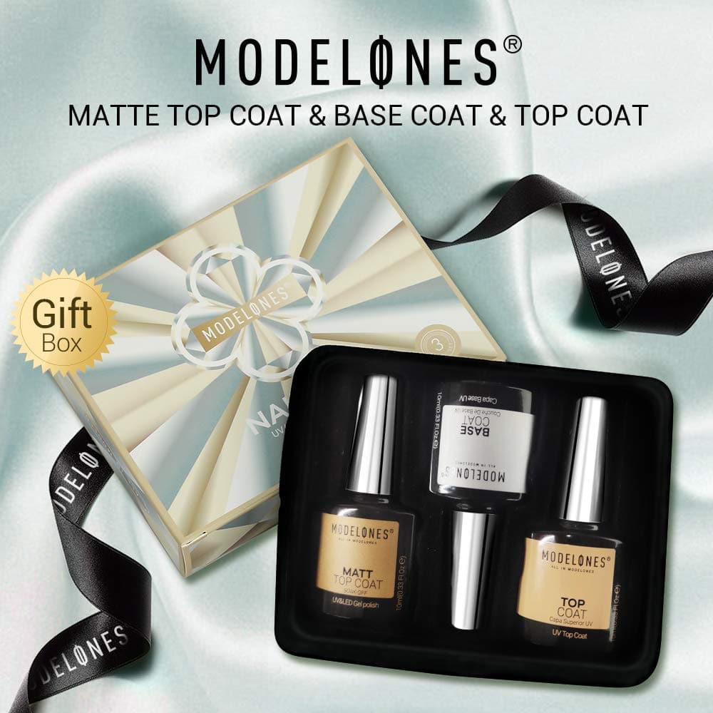 Matte & Shine Top Coat With Base Gel Set - (0.33oz*3) - MODELONES.com