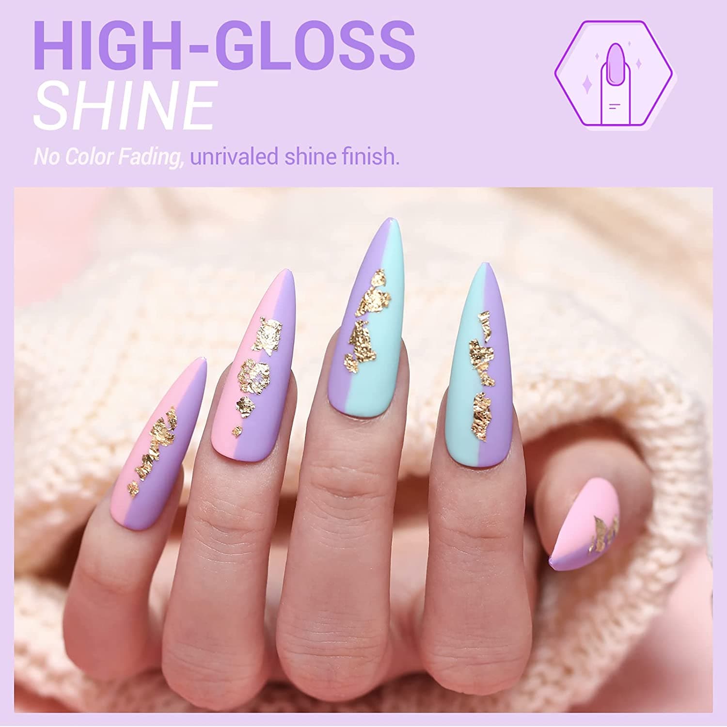 New Romantics- 6 Shades Gel Nail Polish Set 7ml Gel Polish Set MODELONES 