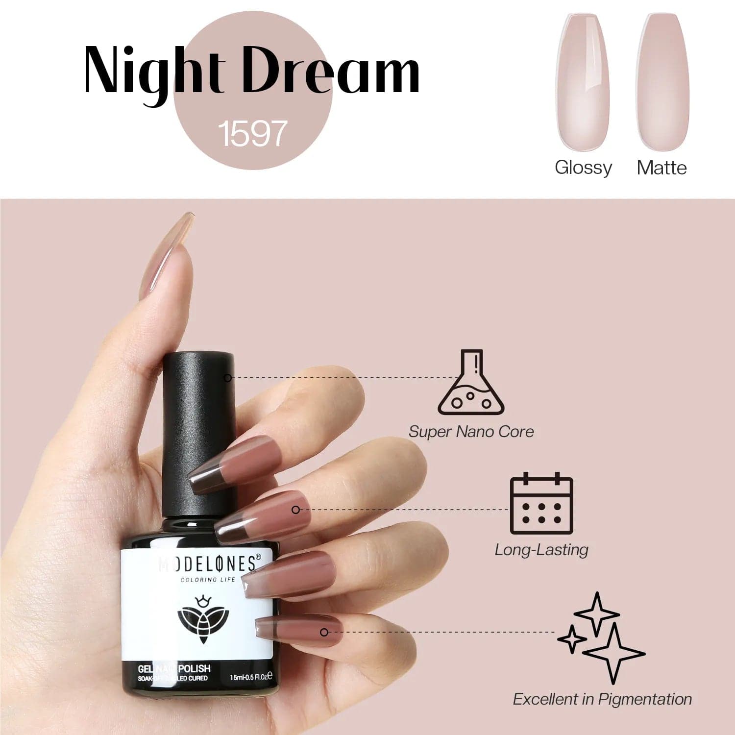 Night Dream - Inspire Gel 15ml - MODELONES.com
