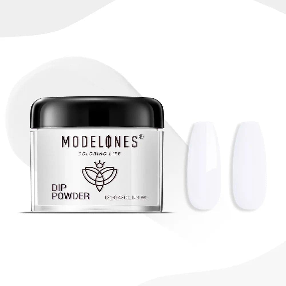 Pure White - Dipping Powder (0.42 Oz) Dip Powder MODELONES 