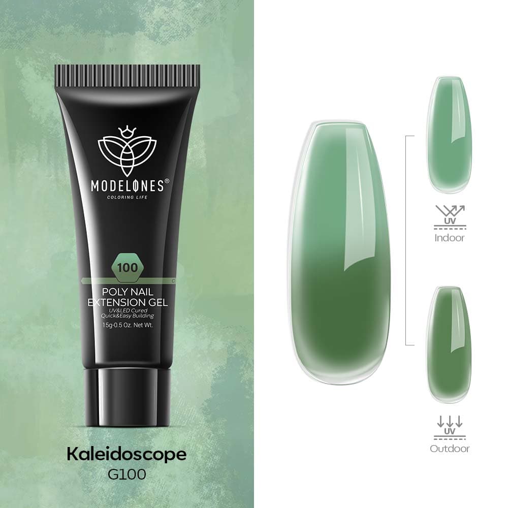 Spring Green - Light Color Changing UV Poly Nail Gel (15g) - MODELONES.com